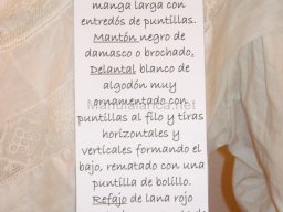 Exposición de indumentaria y costumbres 2009